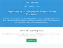 Tablet Screenshot of gcsecomputing.org.uk
